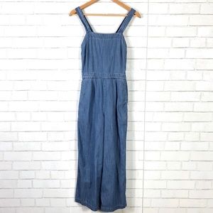 J. Crew Factory Chambray Denim Overalls